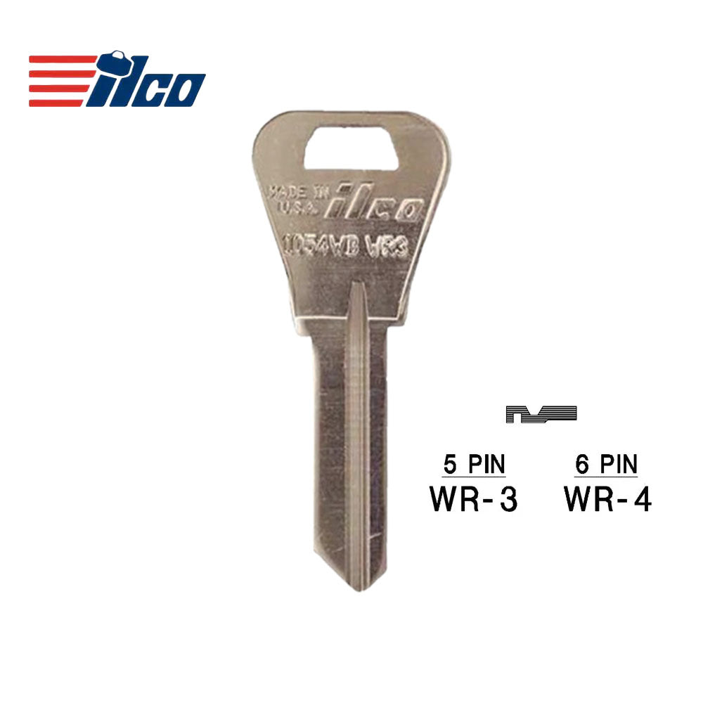 WR3 5-Pin Weiser Keys - Brass Finish - WR3 BR - WEI-1