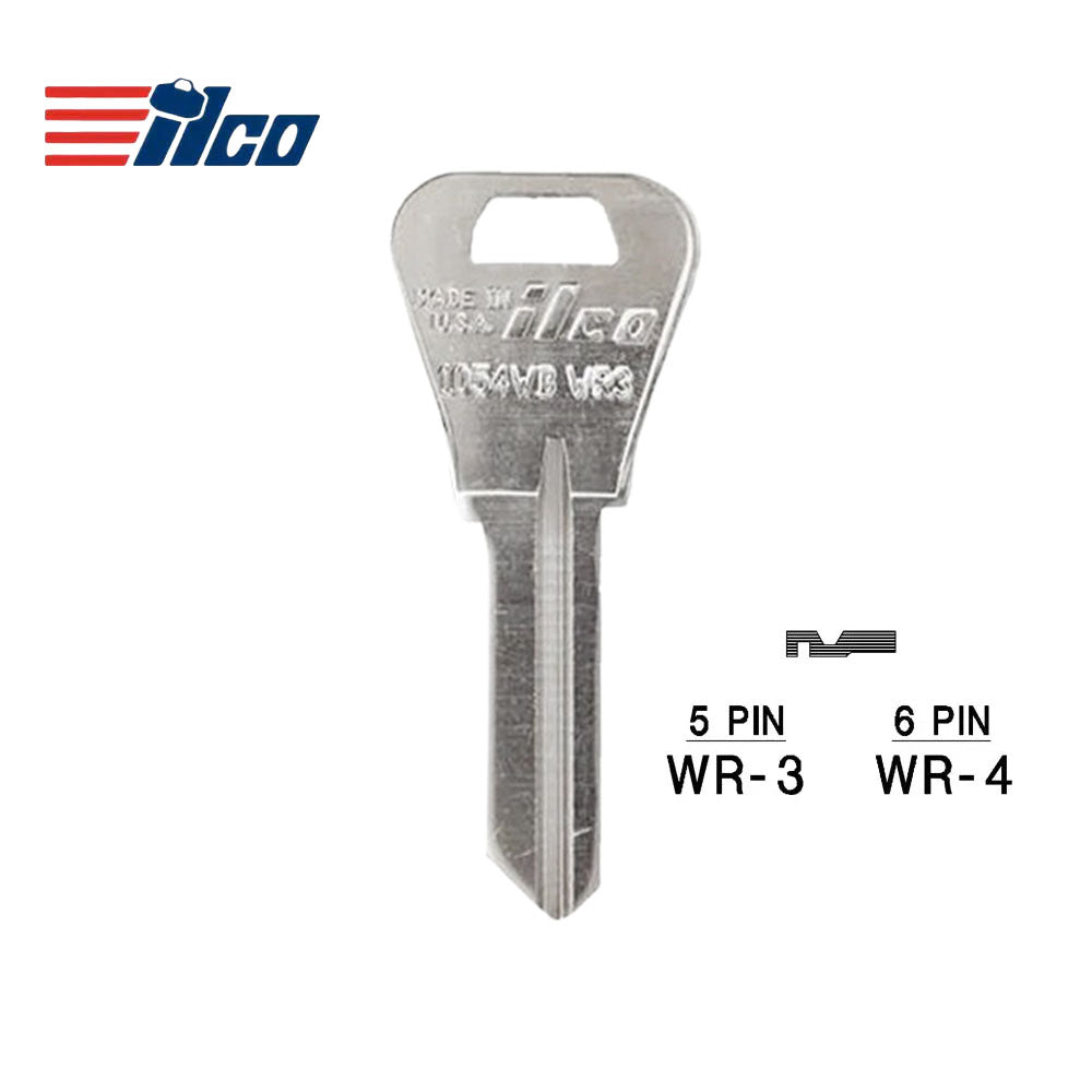 WR3 5-Pin Weiser Keys - Nickel Plated Finish - WR3 NP - WEI-1