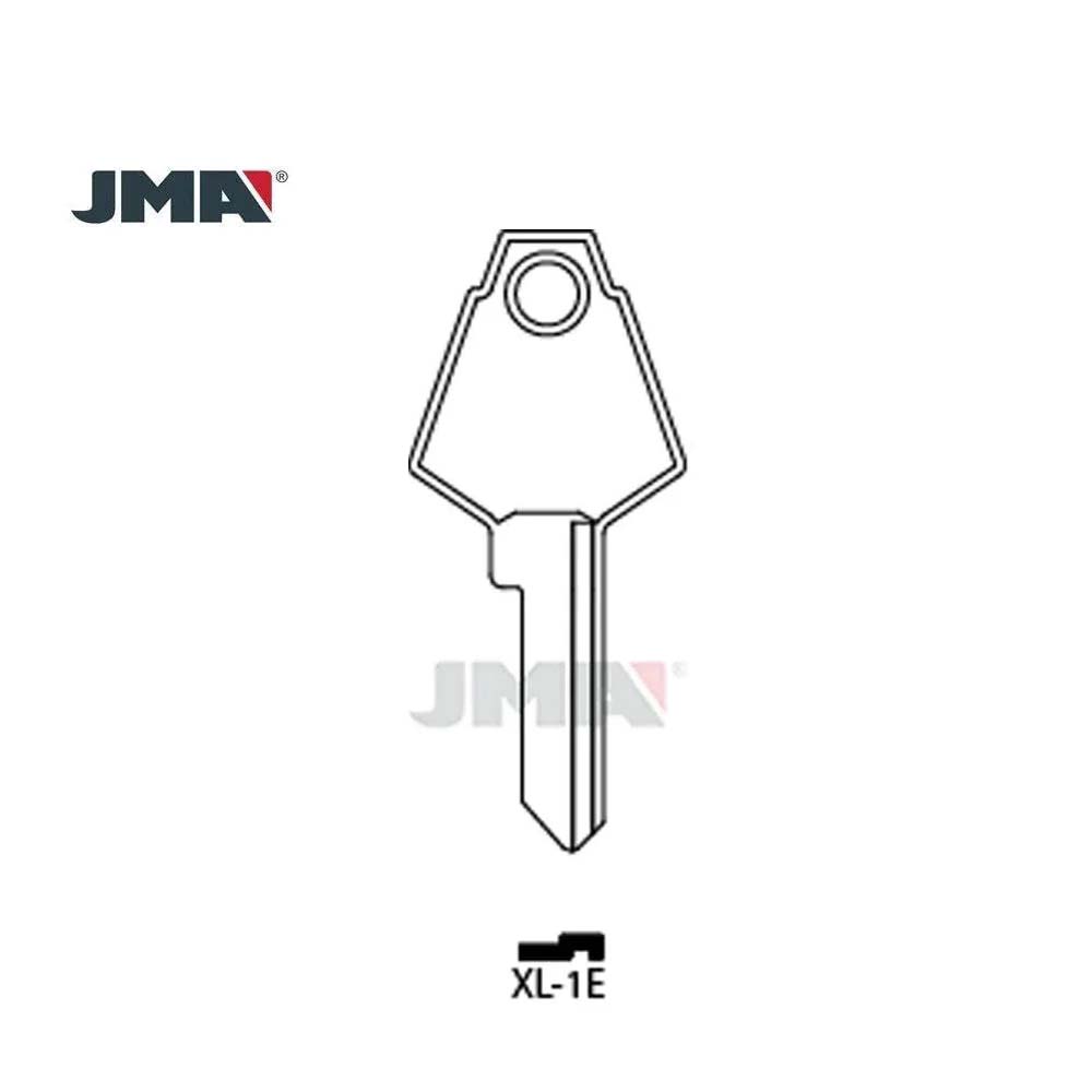 JMA XL-1E / XL7 / 1180 Ilco Mailbox Key - Brass