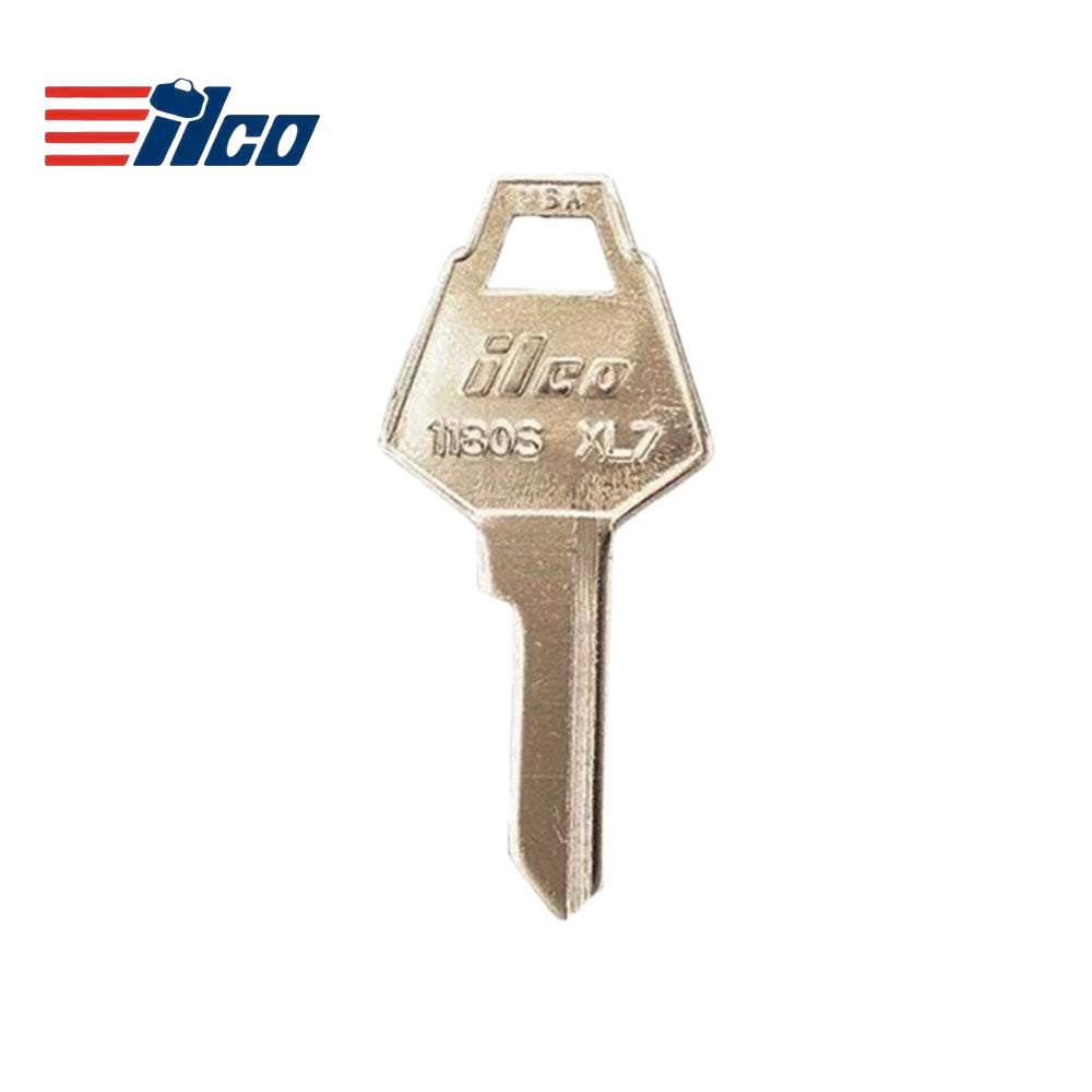 ILCO XL7-BR / XL Lock Key Blank - Brass