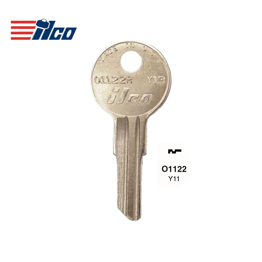 Yale Cabinet Key Blank - Brass - YA-44DE / Y11 BR