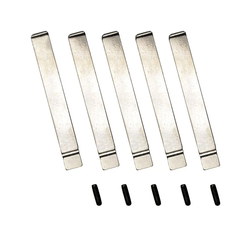 2010 - 2022 Buick Chevrolet GMC Saturn Flip Key Blade W/ Pin (5 Pack) - HU100