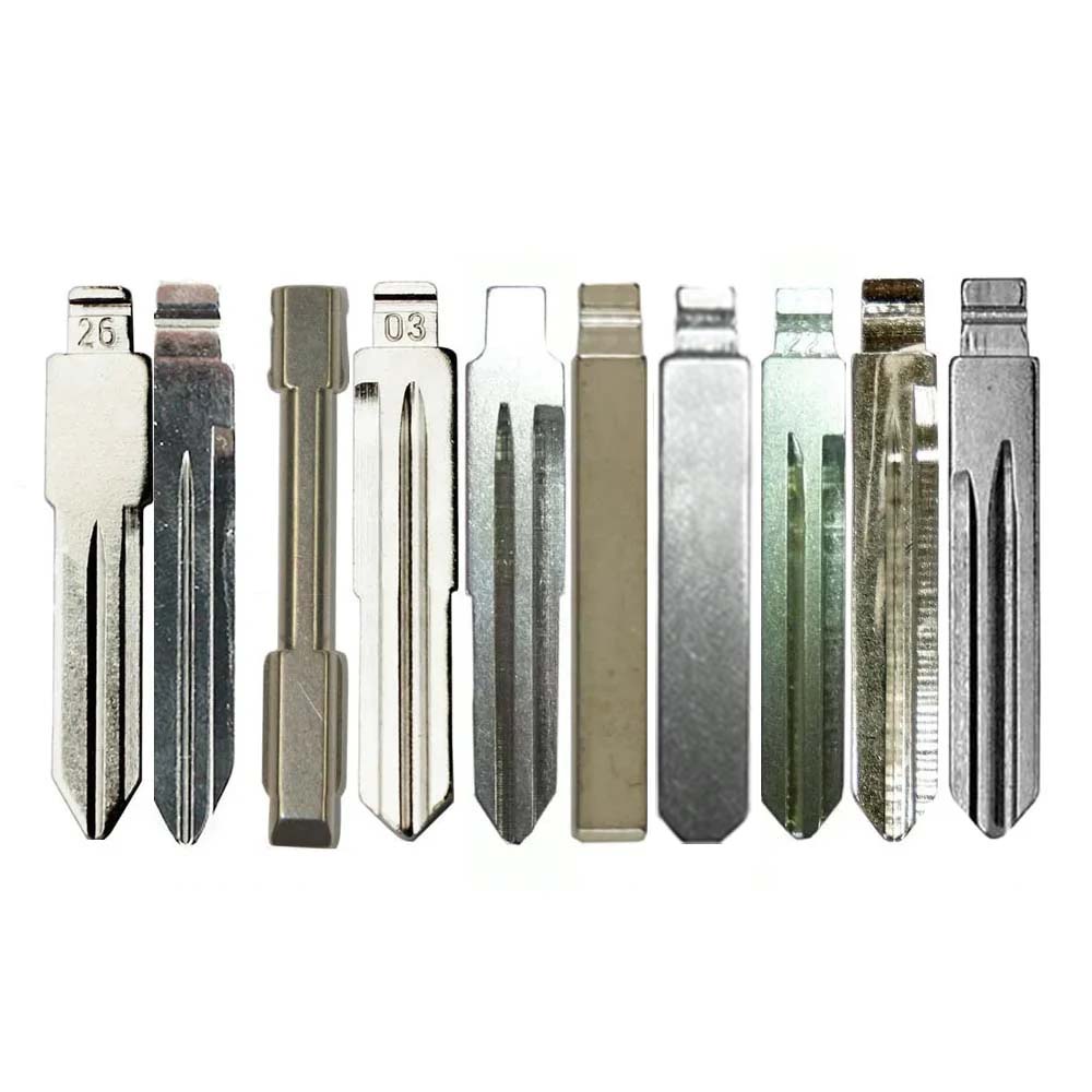 KEYDIY Starter Pack with 50 Universal Remote Flip Key Blades
