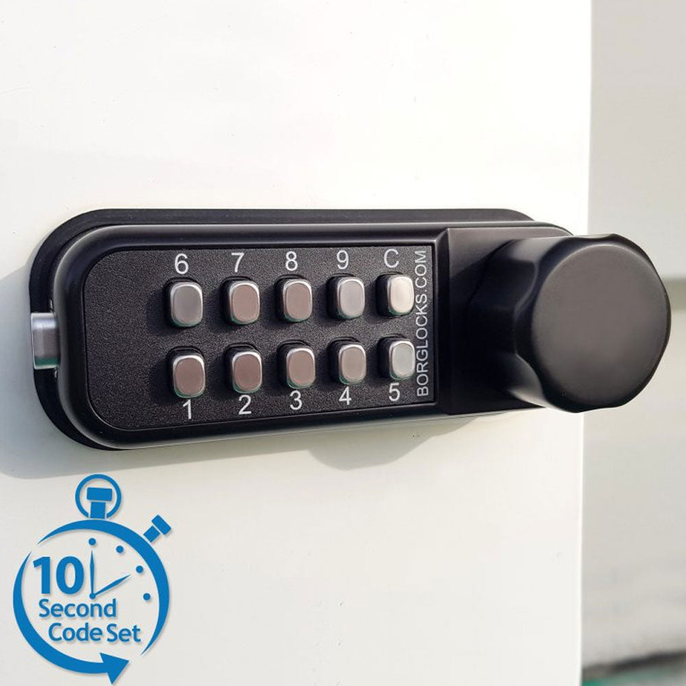 BorgLocks BL1516 Horizontal Mini Cabinet Lock with Internal Cam Mechanism