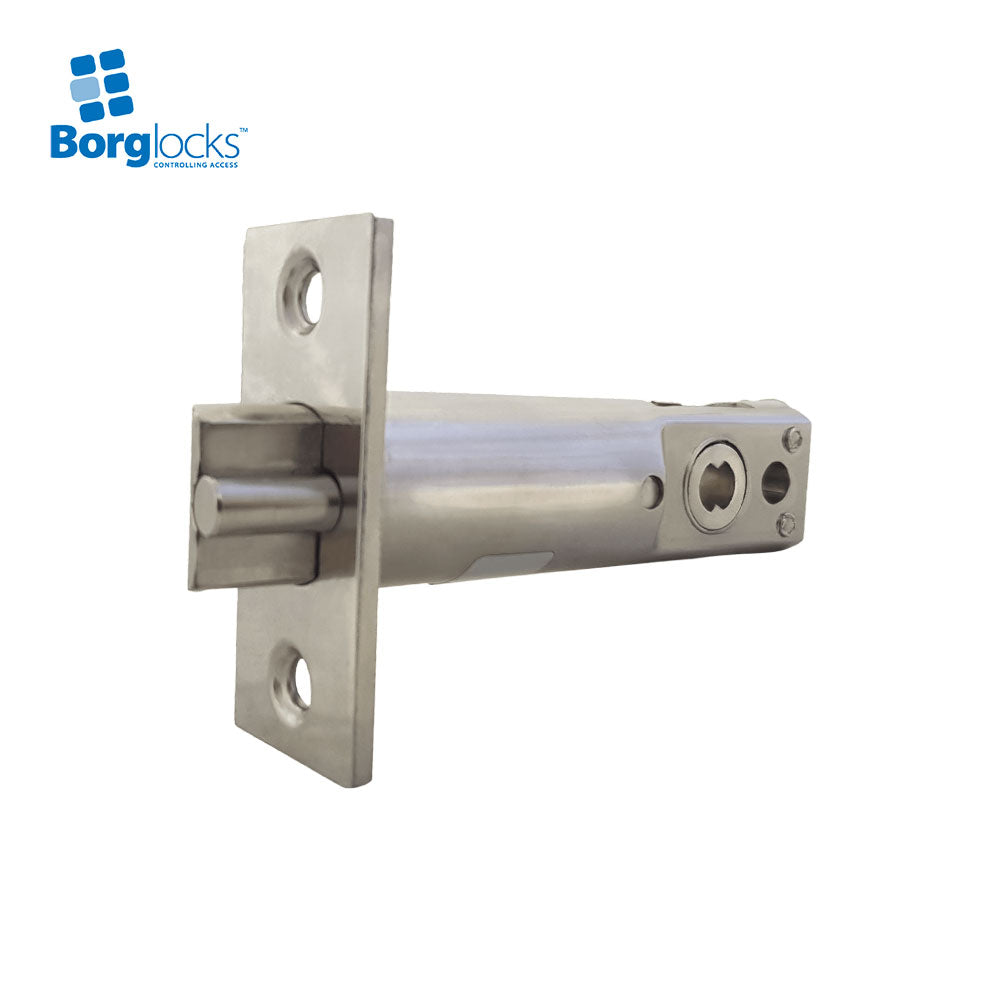 BorgLocks BL2401 ECP Tubular Latch Lock - Free Turning Lever Handle Keypad - Inside Lever Handle with Holdback and ECP Coding Chamber