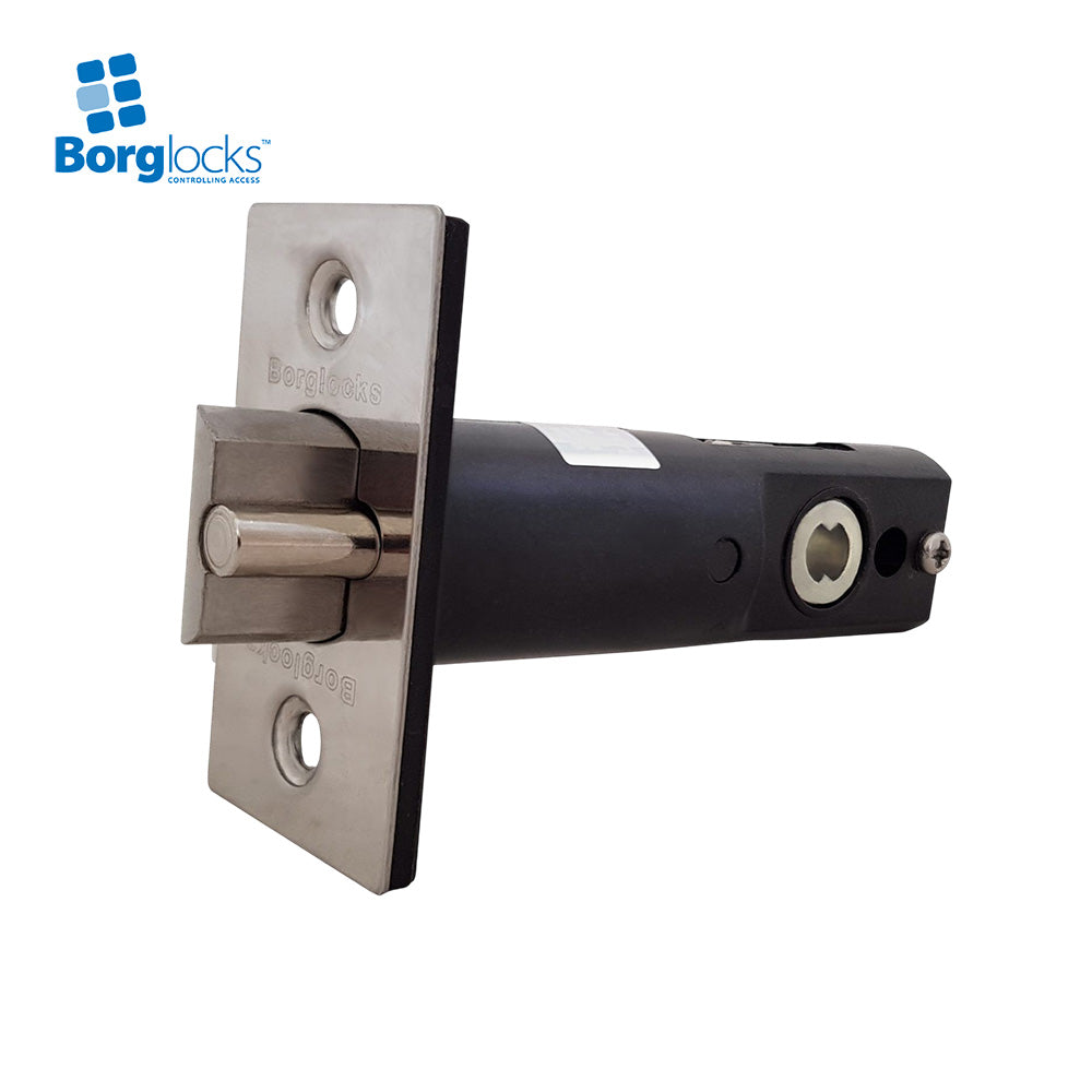 BorgLocks BL4441 ECP Marine Grade Back-to-Back Keypad Lock with Free Turning Lever Handle and 2-3/8 Inch Tubular Latch