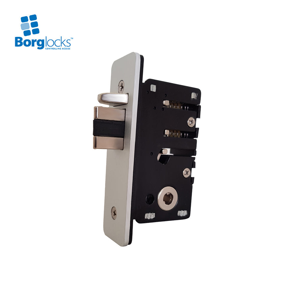 BorgLocks BL4442 ECP Marine Grade Back-to-Back Free Turning Lever Handle Keypad with 1-1/8 Inch Ali Latch