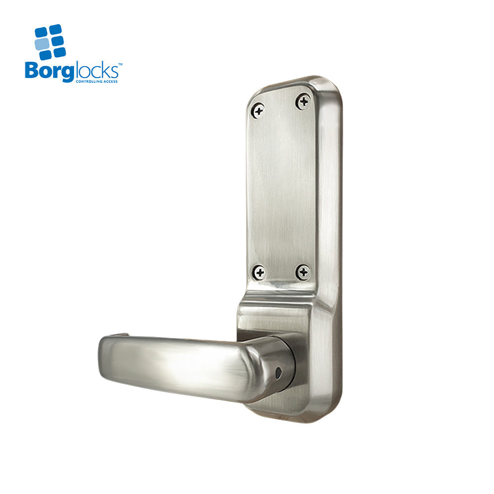 BorgLocks BL7801 Heavy Duty Knob Turn Keypad, Key Override and Inside Handle
