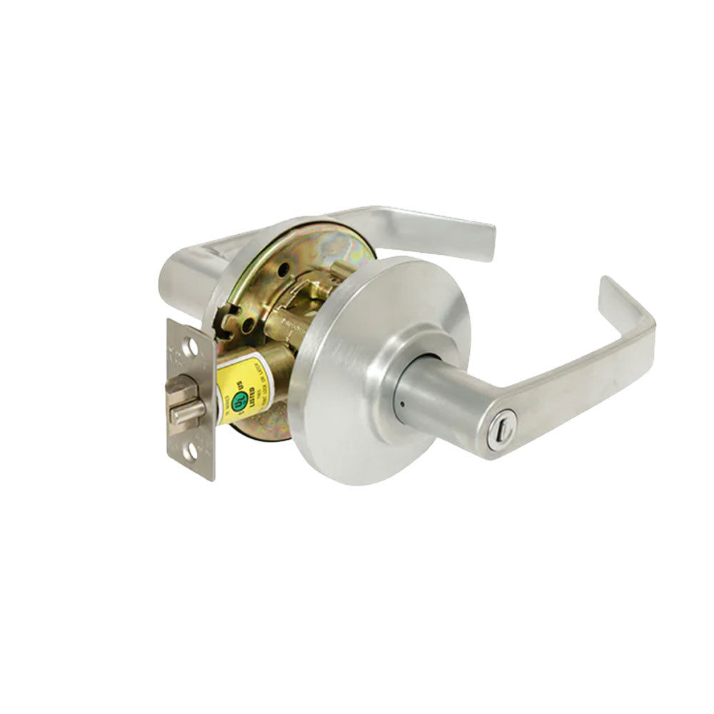BEST - 7KC30L15DS3 - Privacy Cylindrical Lock - 15 Lever Non-Keyed Cylinder - Fire Rated - Grade 2 - US26D (Satin Chrome-626)