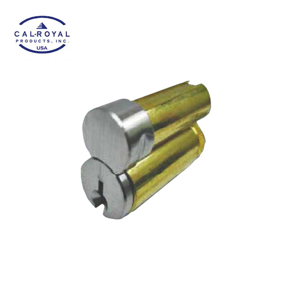 Cal-Royal - 3000-ICC - Schlage Large Format IC Core Cylinder with C Keyway and KA 11111 - US3 - Bright Polished Brass (605)