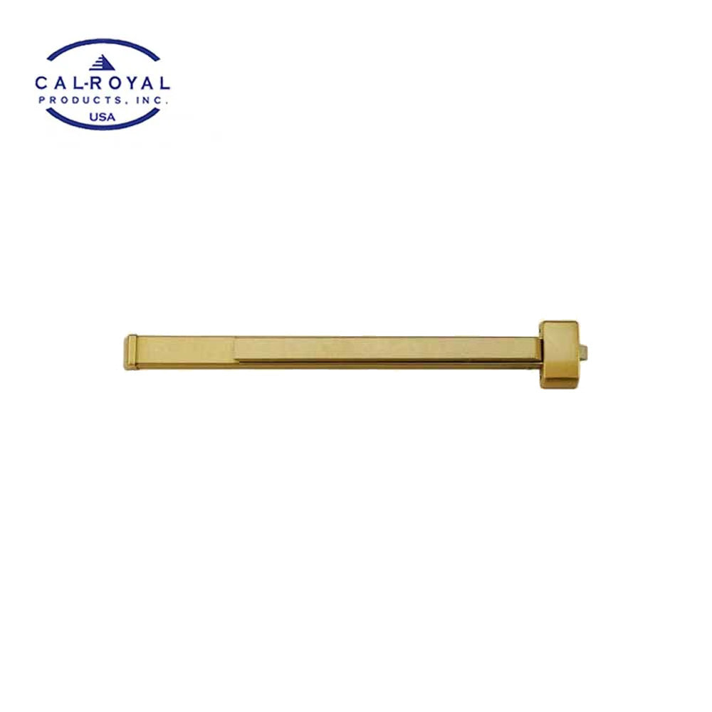 Cal-Royal - A2220EO48 - Rim Push Bar Exit Panic Device with 48" Door Width - Grade 1 - Gold Finish