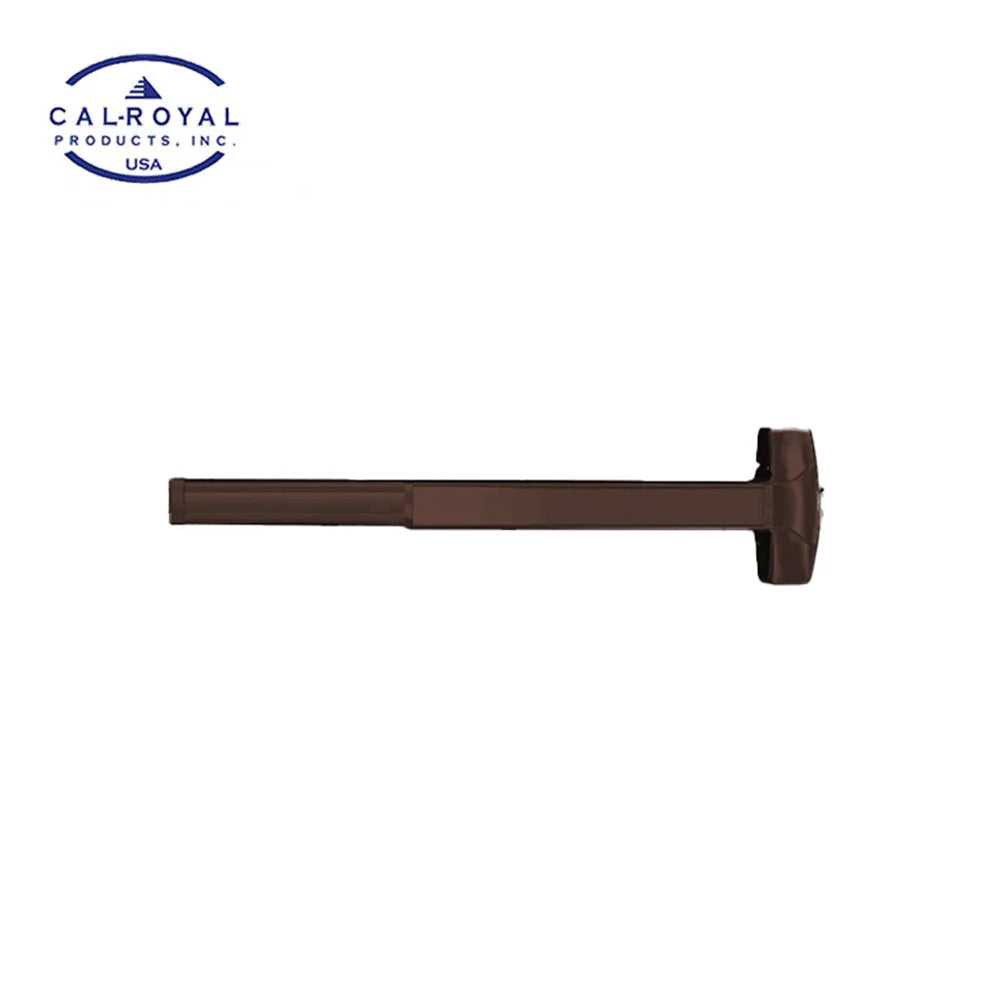 Cal-Royal - A7720EO48 - Rim Exit Device with 48" Door Width - Grade 1 - US10B - Dark Oxidized Satin Bronze Oil Rubbed (613)