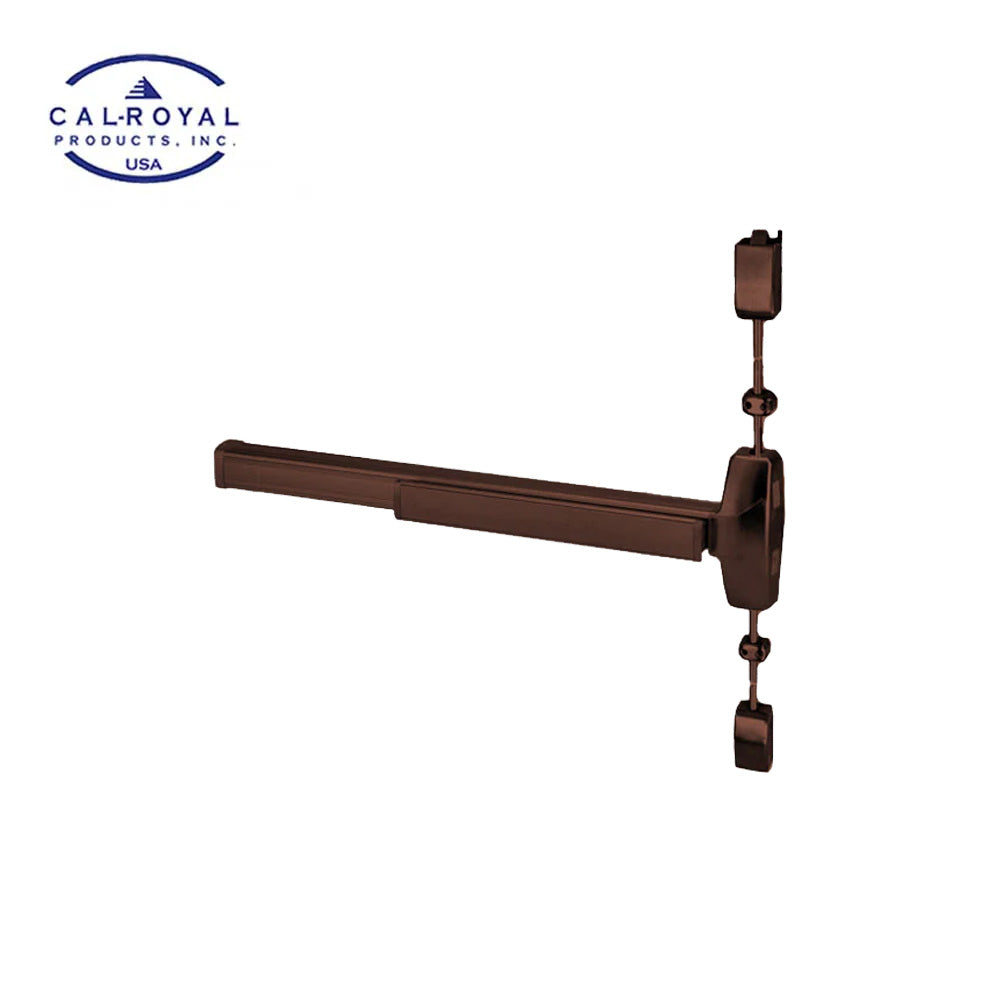 Cal-Royal - A7780V4896 - Surface Vertical Rod Exit Device with 48" Door Width Grade 1 - US10B - Dark Oxidized Satin Bronze Oil Rubbed (613)