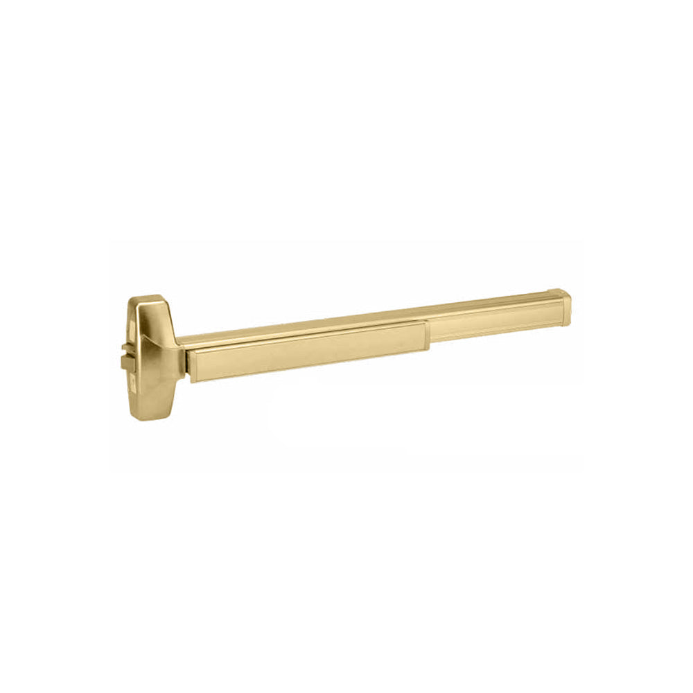 Cal-Royal - A7700EO36 - Rim Exit Device with Fire Rated and 36" Door Width - US3 - Bright Polished Brass (605)