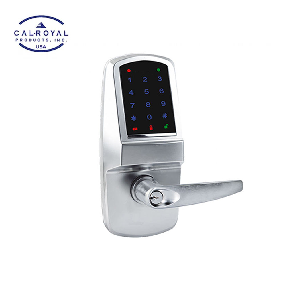 Cal-Royal - CR6100 - Digital Touch Screen Door Lever Lock with AT Lever Design - Grade 1