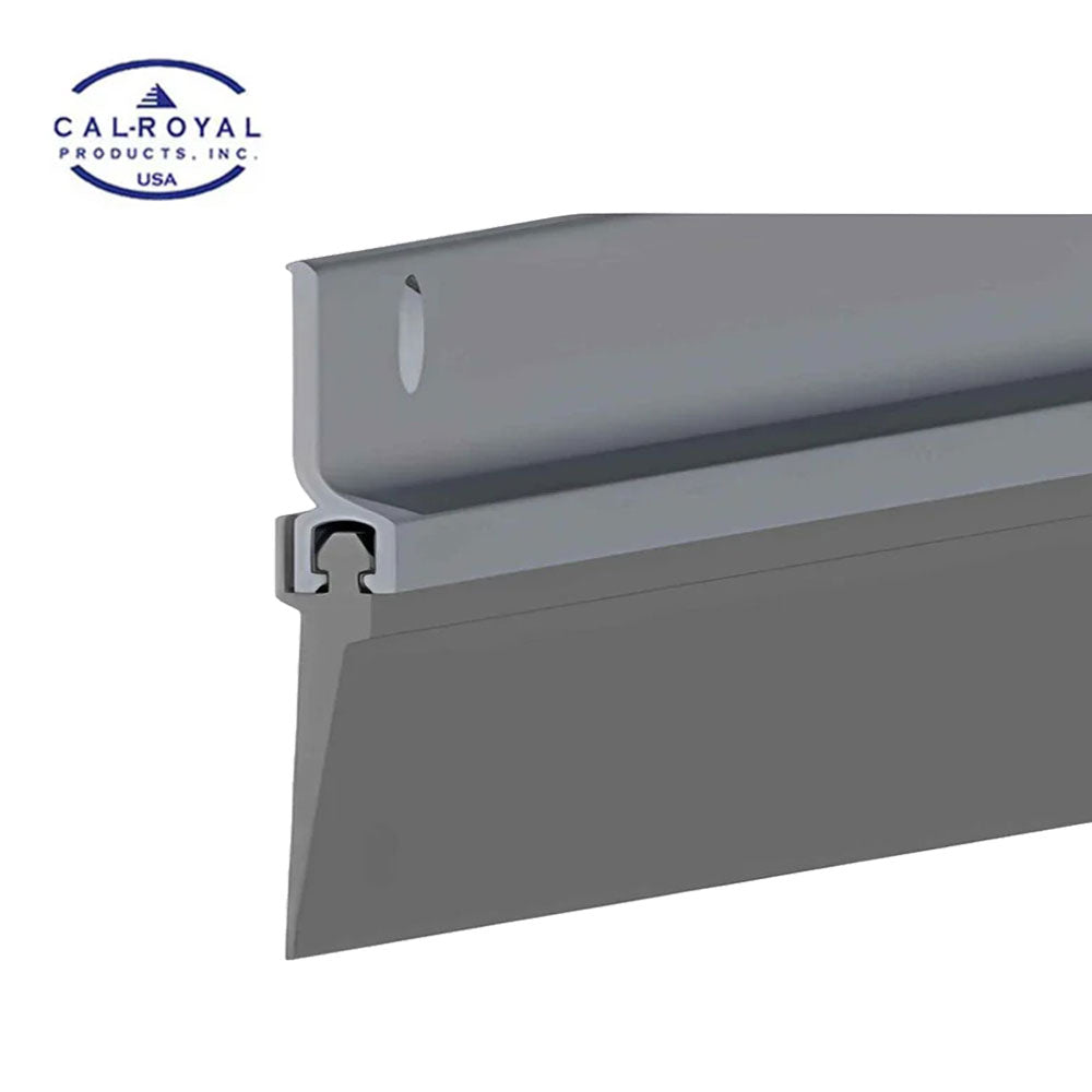 Cal-Royal - BTS-103 - Door Bottom Sweep made of Extruded Retainer and Vinyl Insert