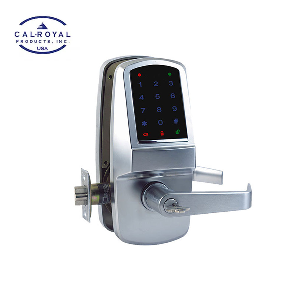 Cal-Royal - CR6100 - Digital Touch Screen Door Lever Lock with GN Lever Design - Grade 1