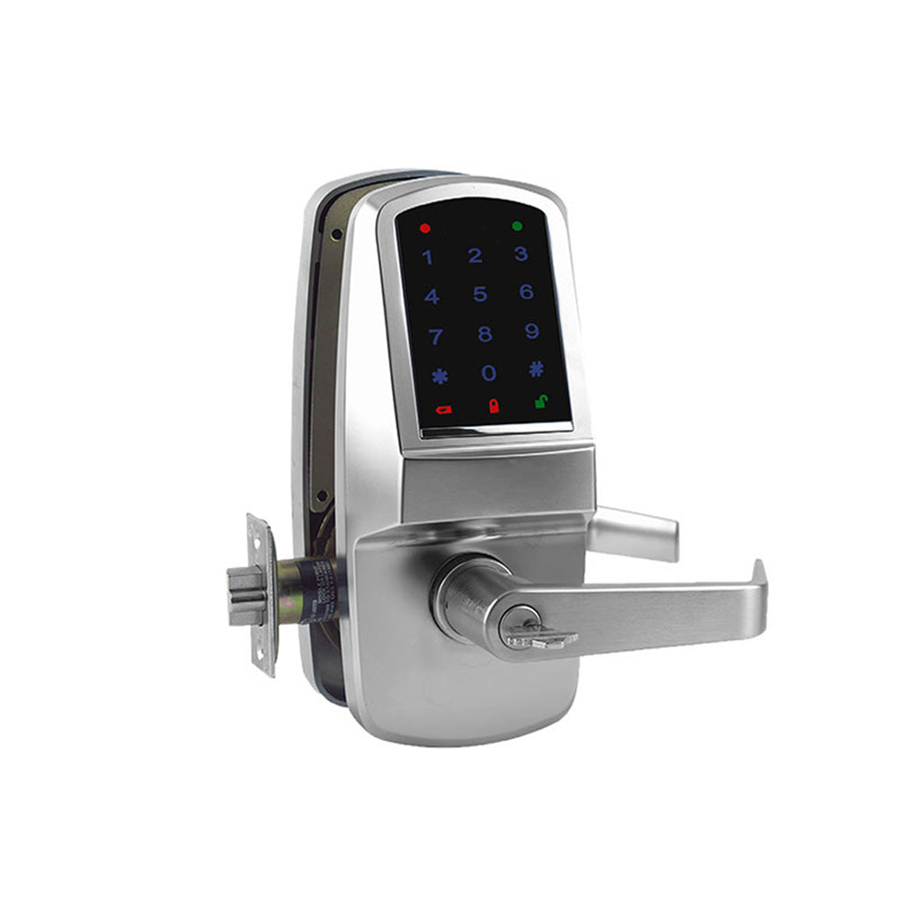 Cal-Royal - CR6100 - Digital Touch Screen Door Lever Lock with GN Lever Design - Grade 1