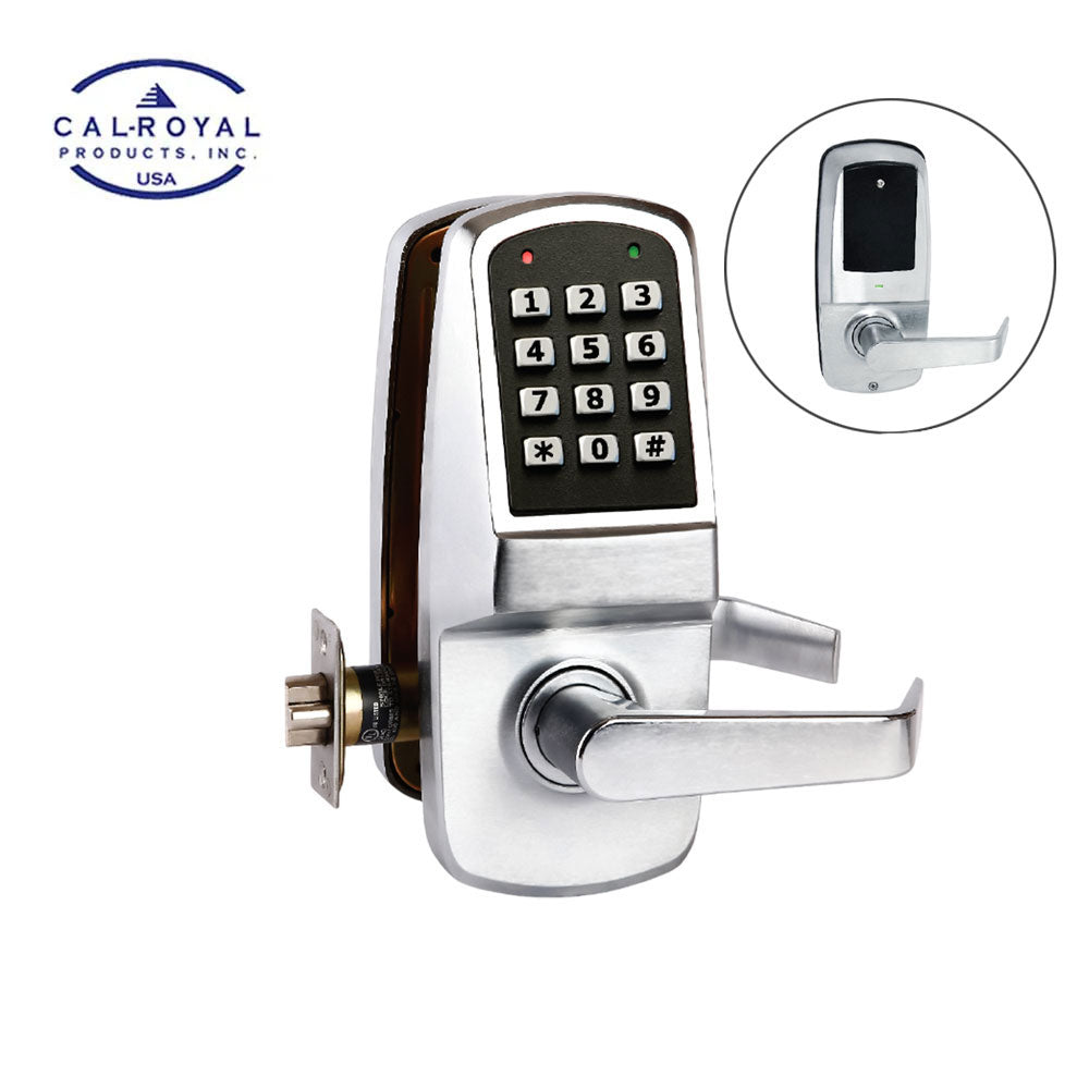 Cal-Royal - CR8030 - Heavy Duty Digital Keypad Door Lock with Clutch Technology - Passage Function - Grade 1