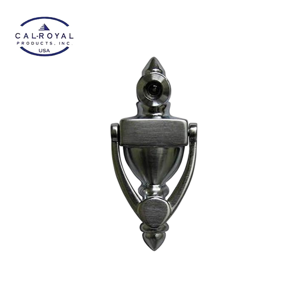 Cal-Royal - DK93 - Front Door Knocker with 160 Degree Peephole Viewer