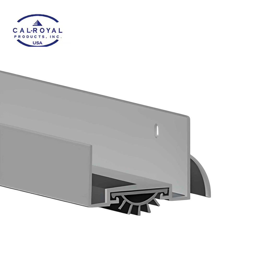 Cal-Royal - DSR-410 - Door Shoe with Rain Drip Design and Vinyl Insert