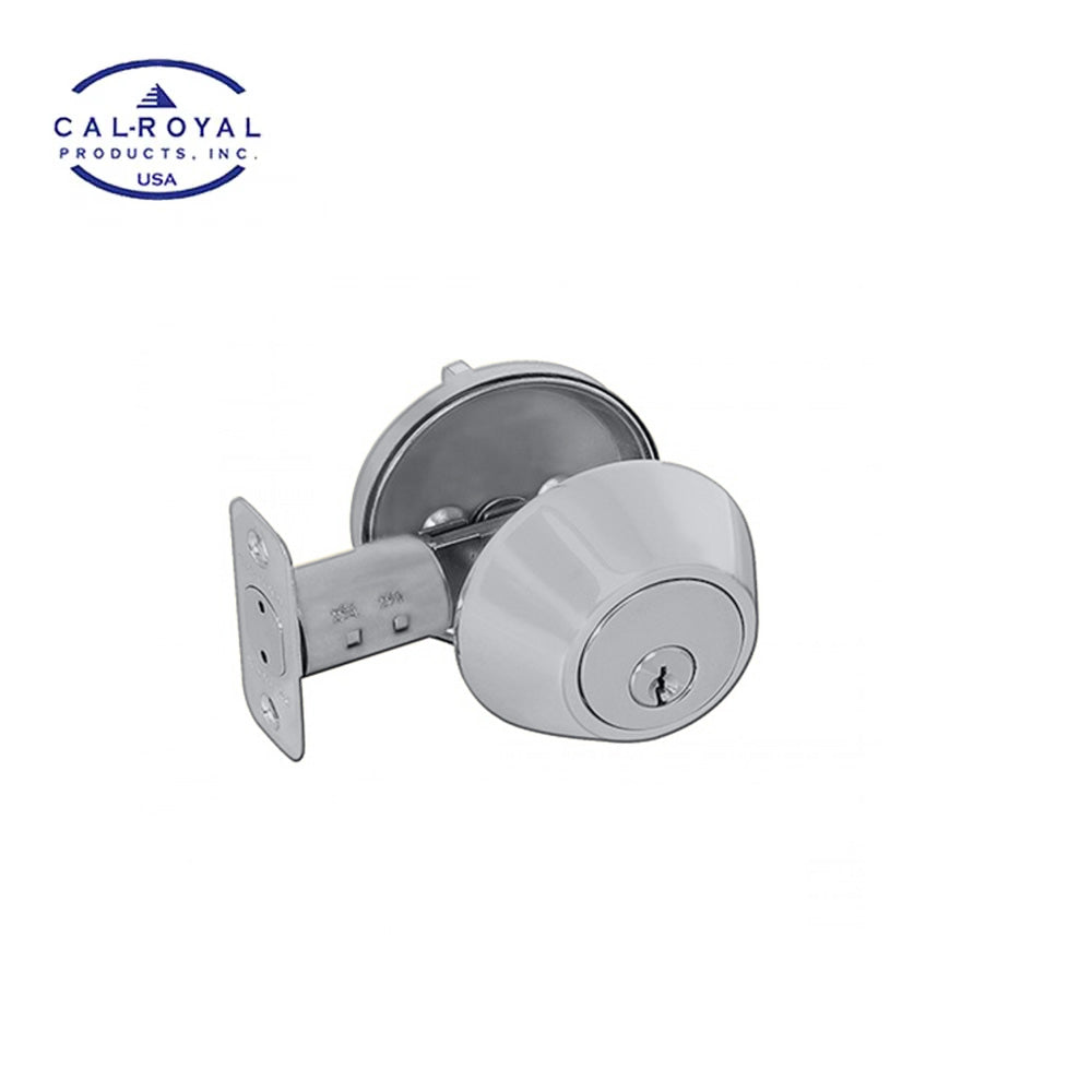 Cal-Royal - ED-500 - Single Cylinder Deadbolt - Grade 3