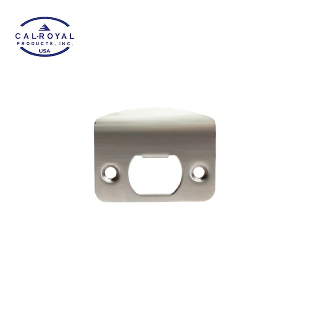 Cal-Royal - FLS - Full Lip Stike with Round Corner - US15 - Clear Coated Satin Nickel Plated (619)