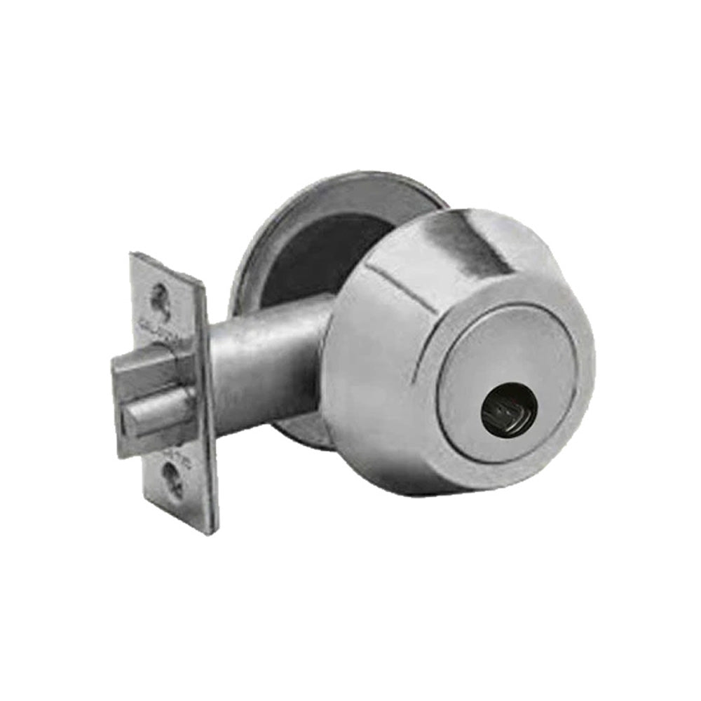Cal-Royal - GL220 - Single Cylinder Gate Latch Less Core with Standard Duty and 2-3/4" Backset - Grade 2 - US26D - Satin Chromium Plated (626)