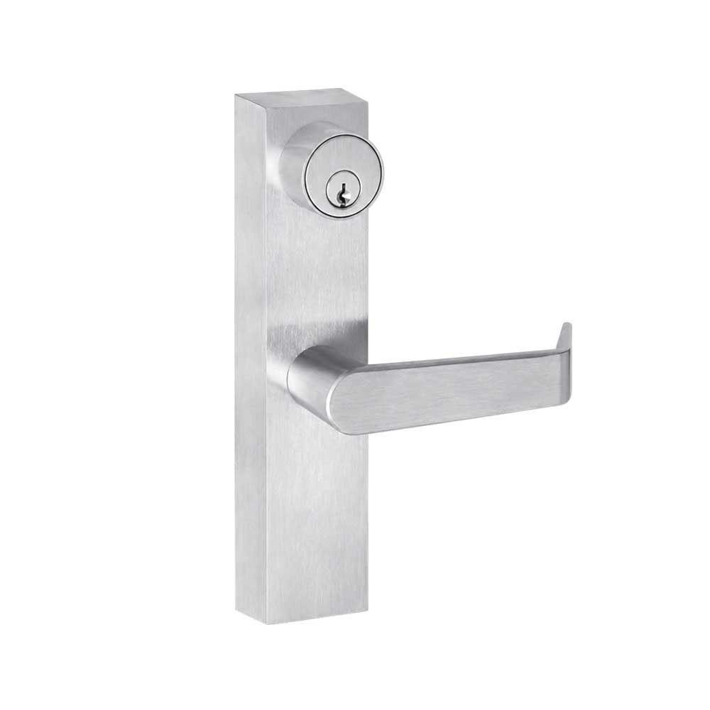 Cal-Royal GLSESC-00 Entrance Escutcheon Lever Trim for 7700 & 9800 Narrow Stile Exit Devices - Grade 1