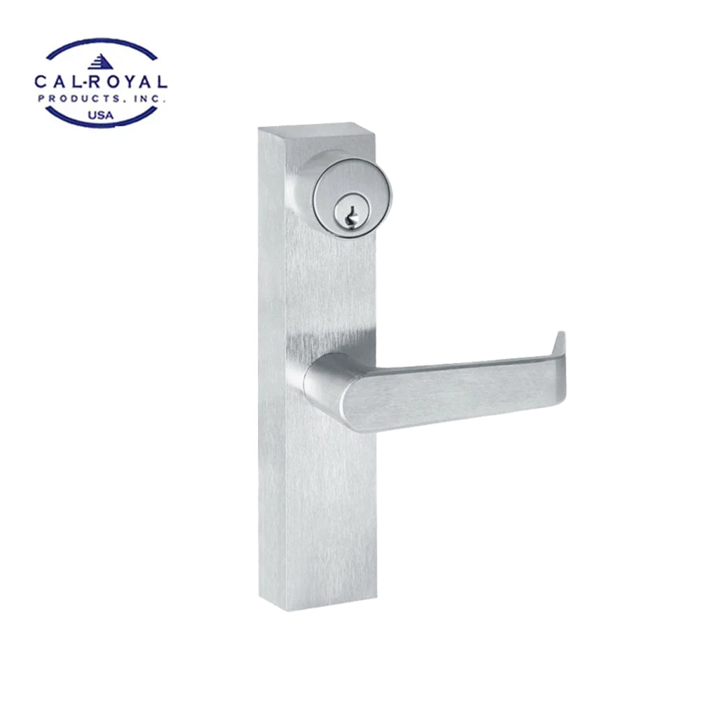 Cal-Royal GLSESC-30 Passage Escutcheon Lever Trim for 7700 & 9800 Narrow Stile Exit Devices - Grade 1