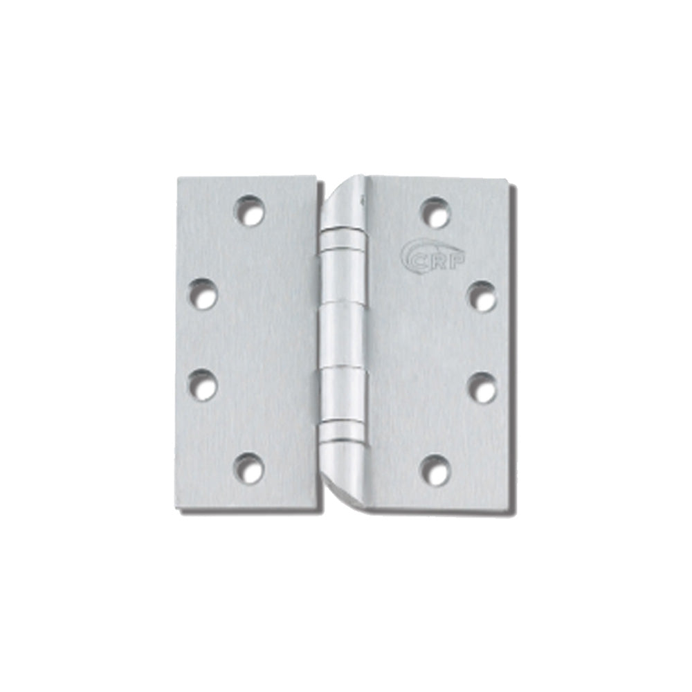 Cal-Royal - HOSBB31 - Standard Weight Two Ball Bearing Hinges Hospital Tip with Non-Removable Pin and 4-1/2" x 4-1/2" - Stainless Steel