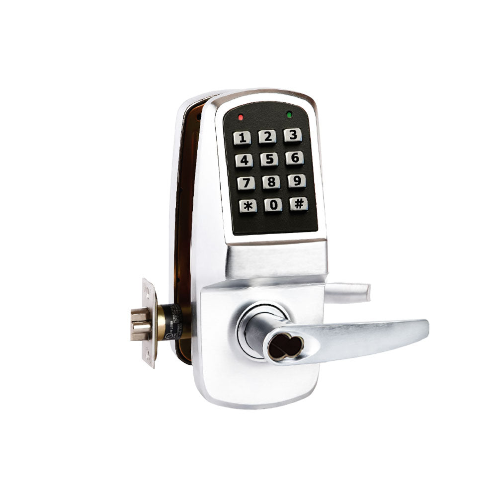 Cal-Royal - ICCR8000 - Heavy Duty Digital Keypad Door Lock with Clutch Technology and Interchangeable Core - Entrance Function - Grade 1