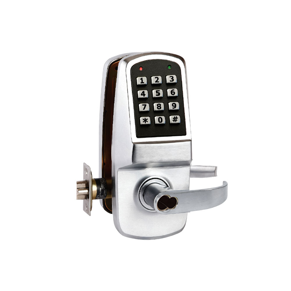 Cal-Royal - ICCR8000 - Heavy Duty Digital Keypad Door Lock with Clutch Technology and Interchangeable Core - Entrance Function - Grade 1