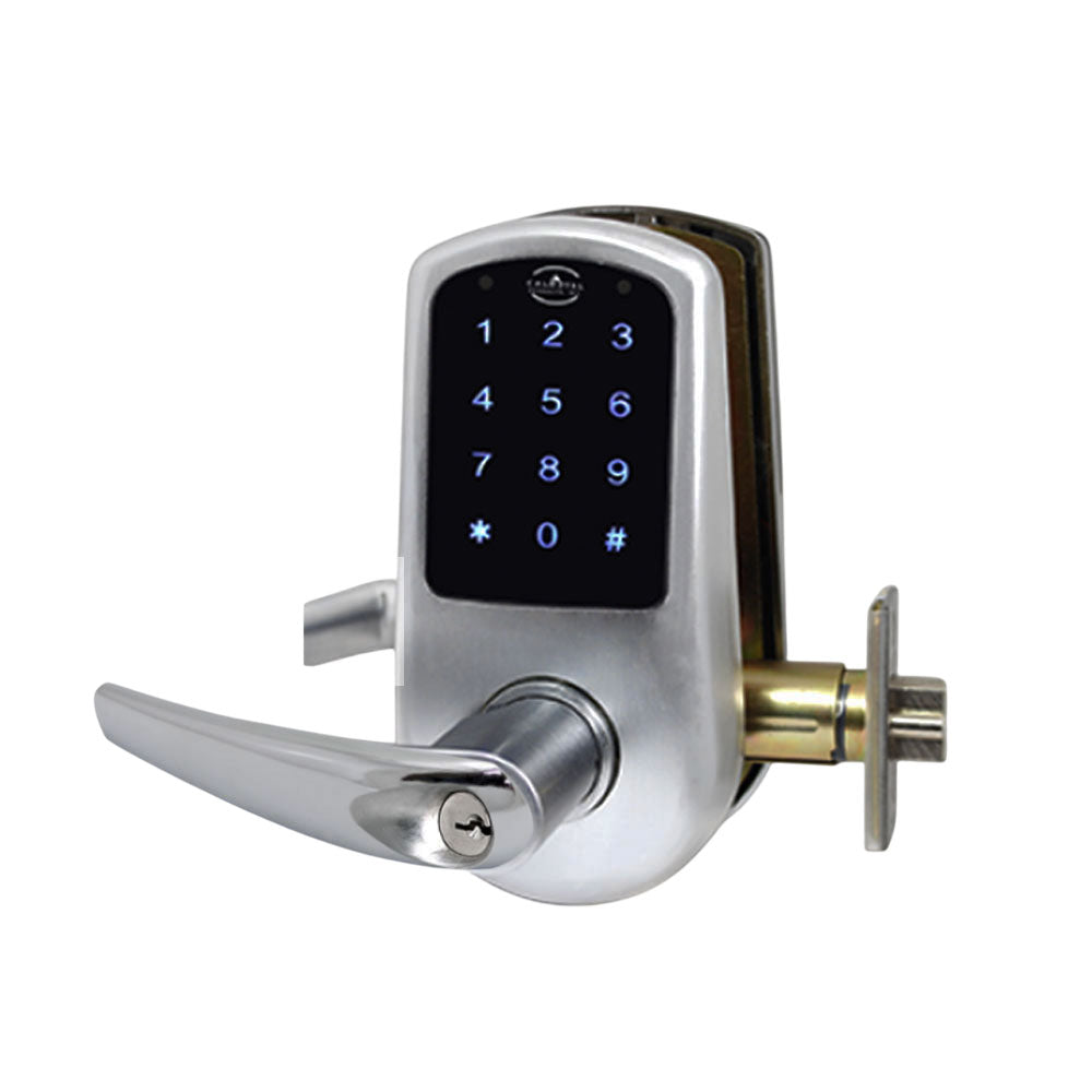 Cal-Royal - CR9000 - Commercial Digital Touch Screen Door Lock With Clutch Technology - Entrance - Grade 2