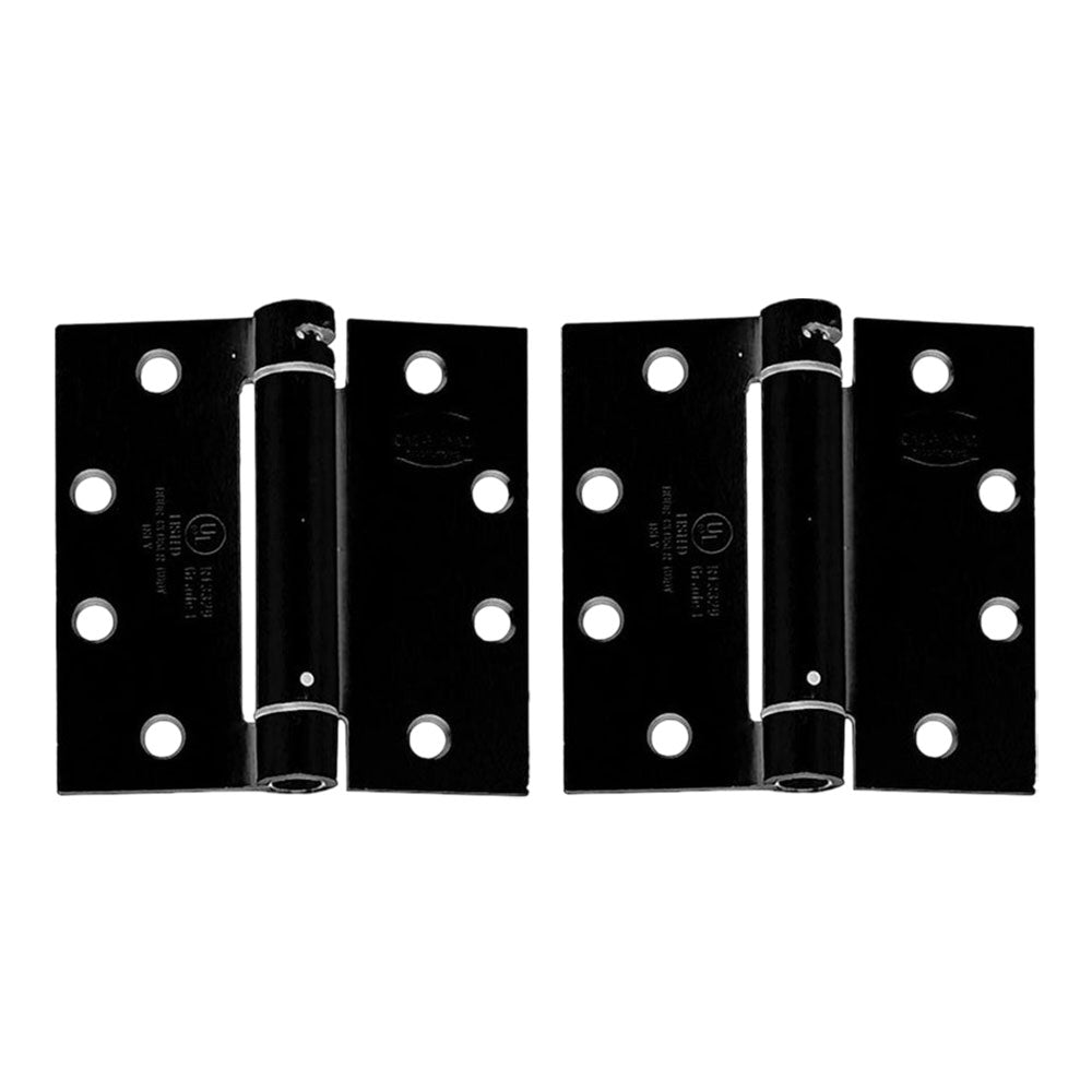 Cal-Royal - NEWSH140 - Single Spring Hinges - US1 - Flat Black Coated (631) (Pack of 2)