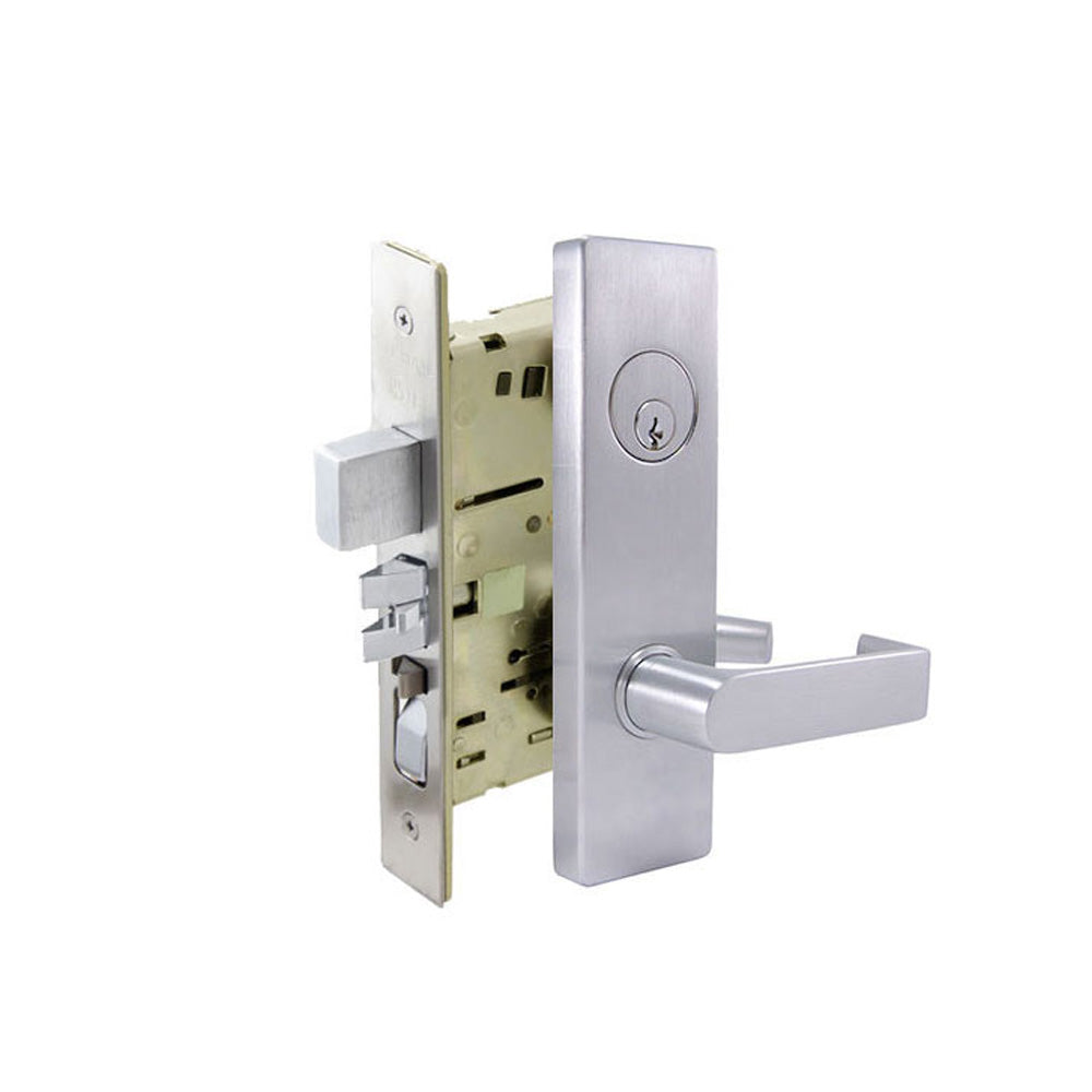 Cal-Royal - NM8466 - NM Series Heavy Duty Store Door Lock Mortise Lockset with 2-3/4" Backset - Grade 1