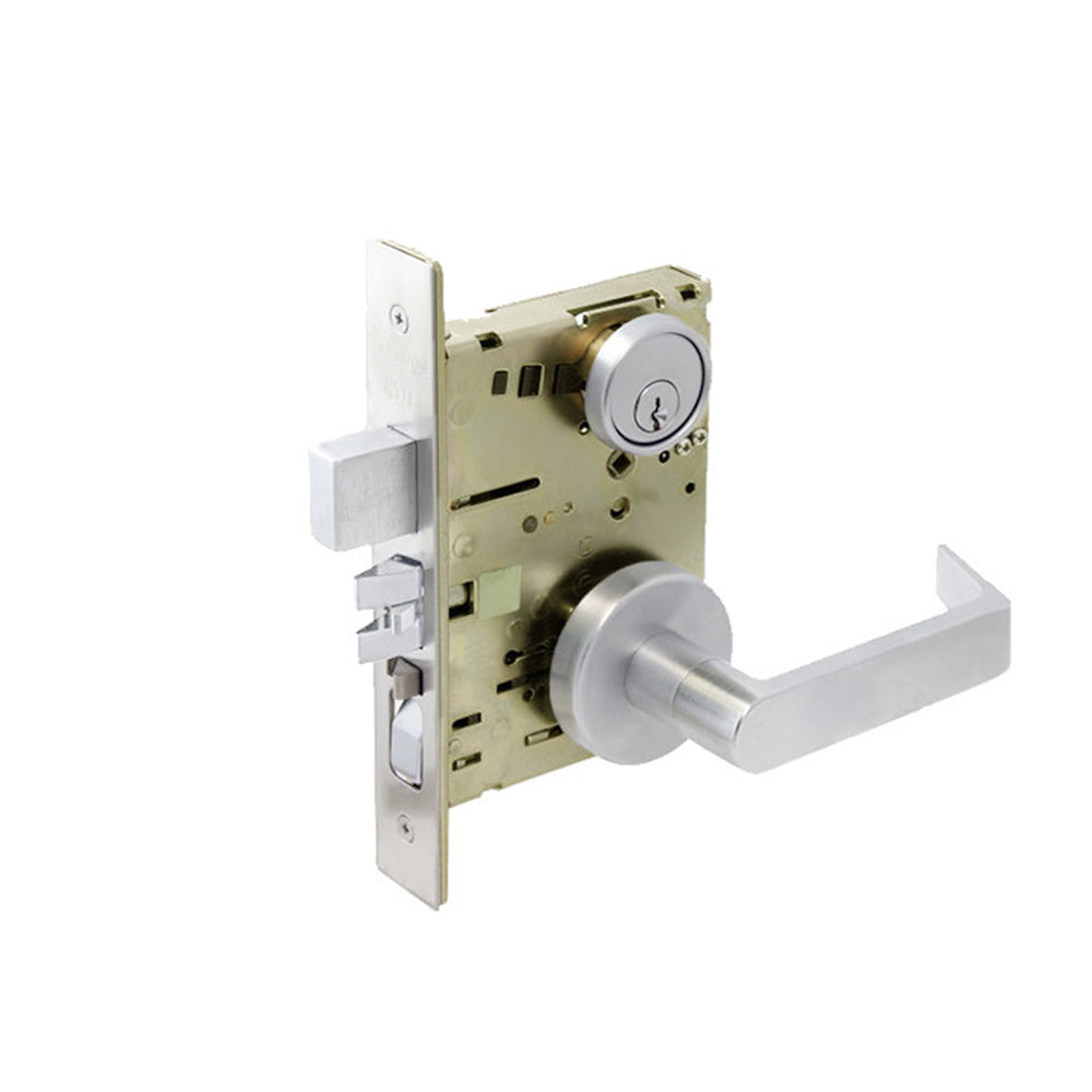 Cal-Royal - NM8466 - NM Series Heavy Duty Store Door Lock Mortise Lockset with 2-3/4" Backset - Grade 1