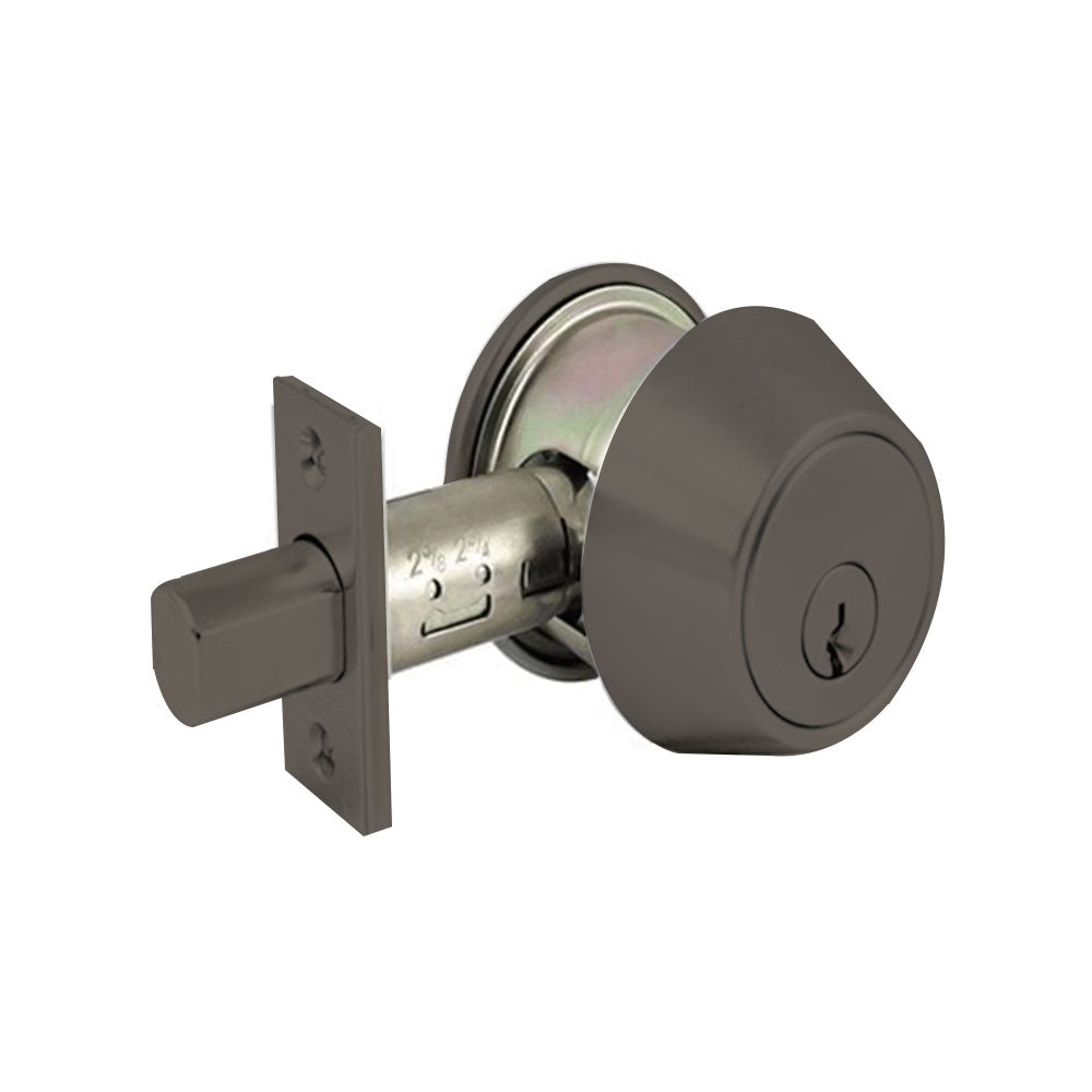 Cal-Royal - ULT360 - Heavy duty Single Cylinder Deadbolt - E0152 ANSI Function - UL listed - Grade 2