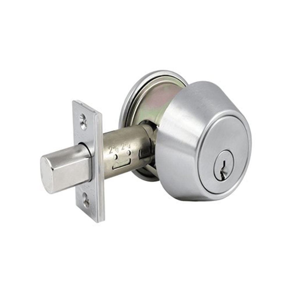 Cal-Royal - ULT360 - Heavy duty Single Cylinder Deadbolt - E0152 ANSI Function - UL listed - Grade 2