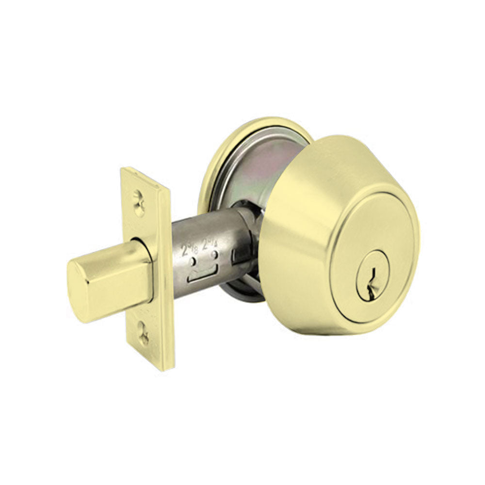 Cal-Royal - ULT360 - Heavy duty Single Cylinder Deadbolt - E0152 ANSI Function - UL listed - Grade 2
