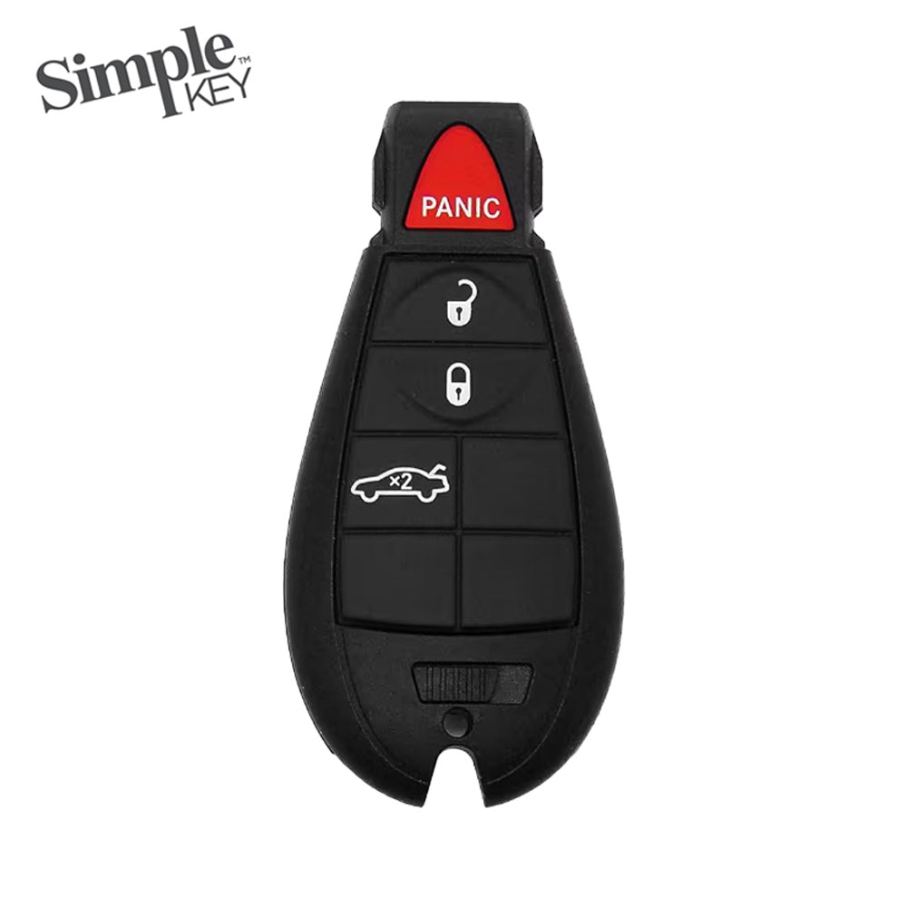 Simple Key 4 Button Fobik with Trunk/ Panic, 4 Button Hatch Button Pad CDFO-E4TZ0SK and EZ Installer Programmer