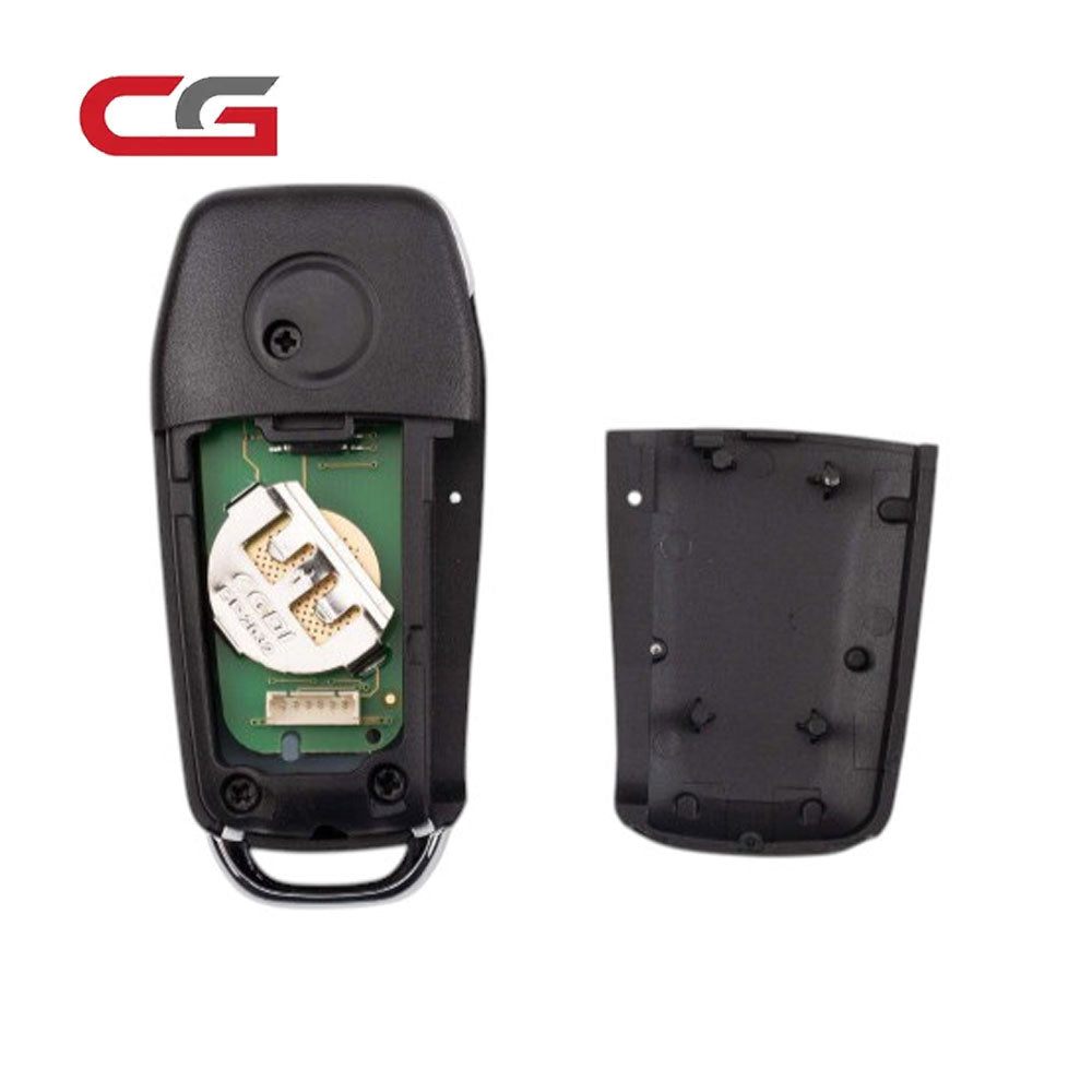 CGDI - A12-3-1 - Ford Style (Flip-4BTN-Unmovable Key Ring) 4 Buttons Wire Remote