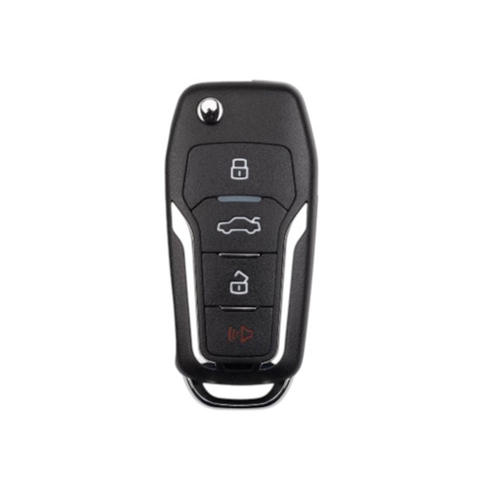 CGDI - C13-000008 - Ford Style (Flip-4BTN-Unmovable Key Ring) 4 Buttons Wire Remote