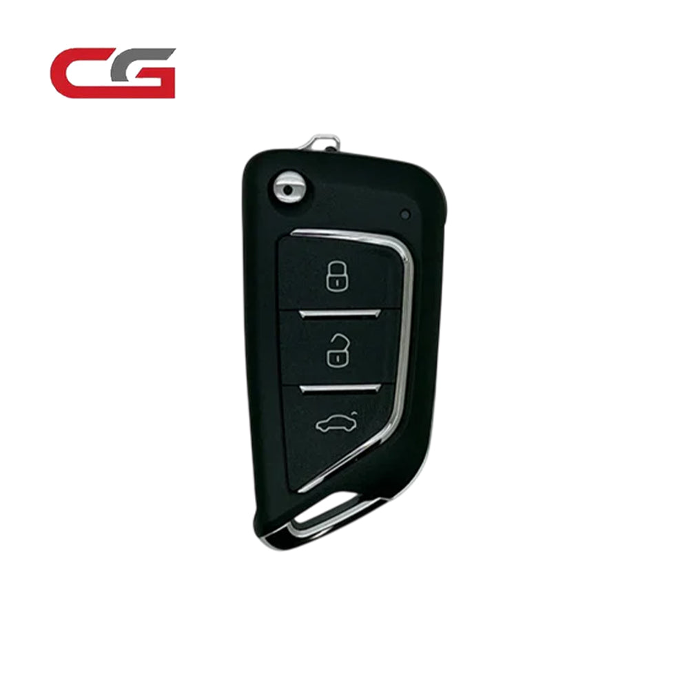CGDI - C13-000039 - Cadillac Style (Flip-3BTN) 3 Buttons Wire Remote