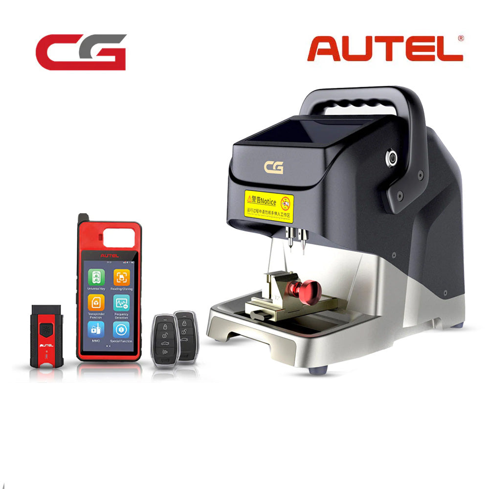 CGDI Godzilla Automatic Key Cutting Machine with KM100 Universal Key Generator Kit Bundle