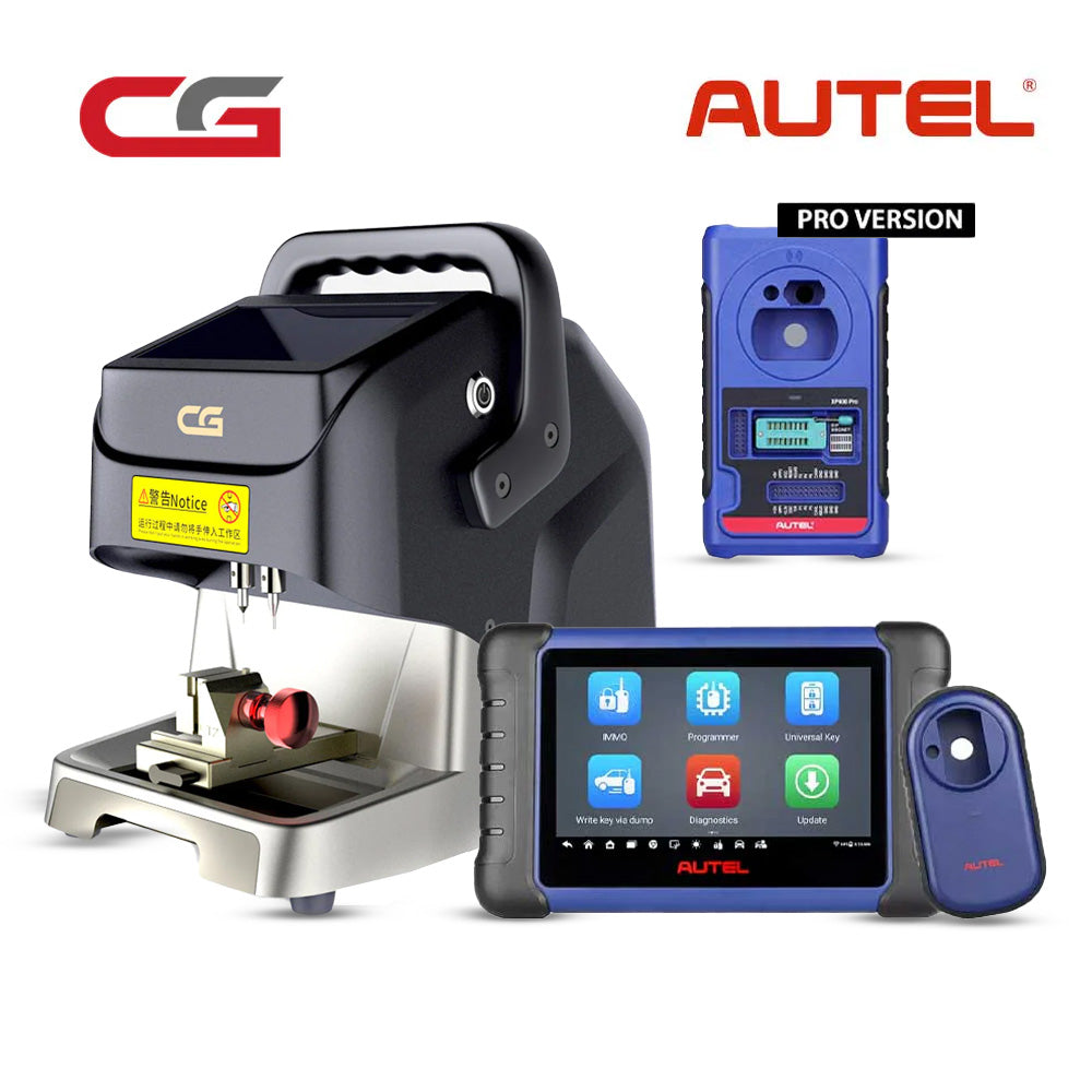 Autel MaxiIM IM508S Key Programmer with XP400 PRO and CGDI Godzilla Automatic Key Cutting Machine Bundle