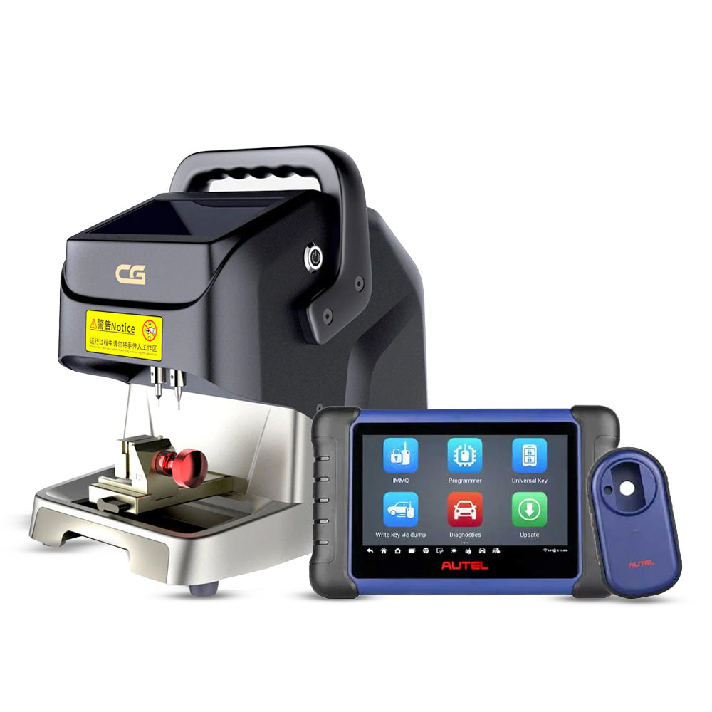 Autel IM508S Key Programming and Diagnostic Tool with CGDI Godzilla Automatic Key Cutting Machine Bundle