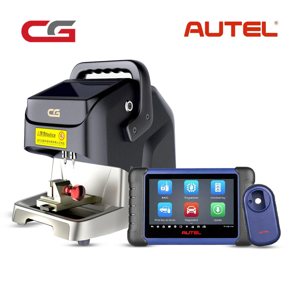 Autel IM508S Key Programming and Diagnostic Tool with CGDI Godzilla Automatic Key Cutting Machine Bundle