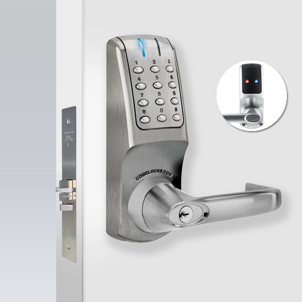 Codelocks CL5250 Electronic, Heavy Duty Mortise Lock with DND (Do Not Disturb) System for High Traffic Applications, Grade 2