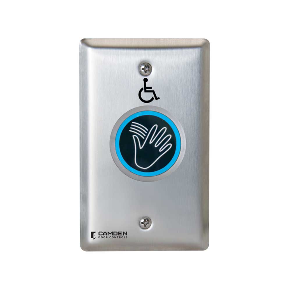 Camden - CM-242 - ValueWave+ Microwave Hands-Free Touchless Switch - Blue/Green LED